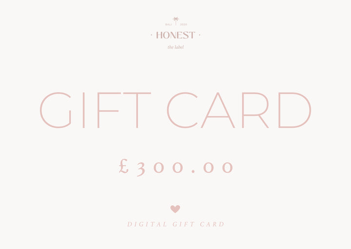 Honest the Label Digital Gift Card