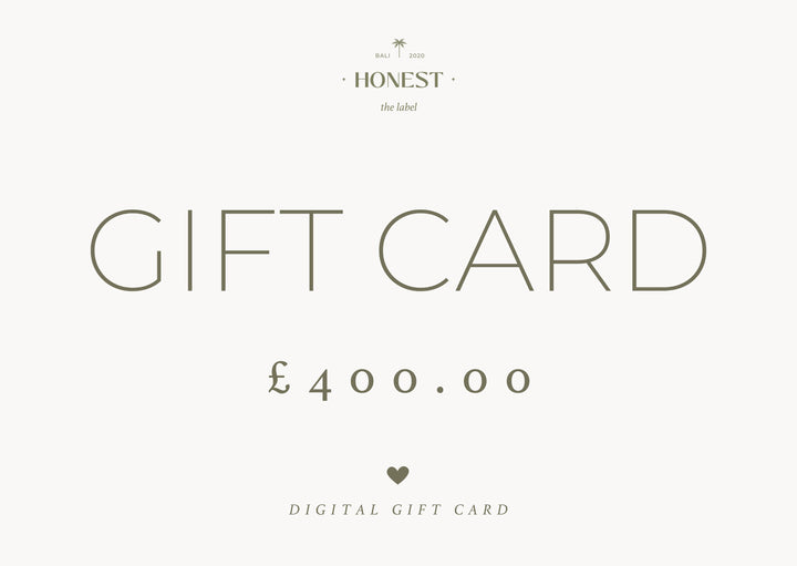 Honest the Label Digital Gift Card