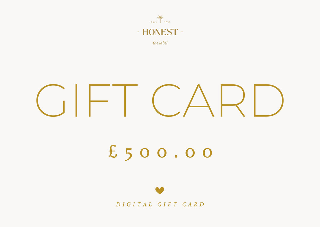 Honest the Label Digital Gift Card